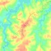 Osmond topographic map, elevation, terrain