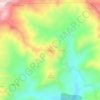 Aït Adjissa topographic map, elevation, terrain