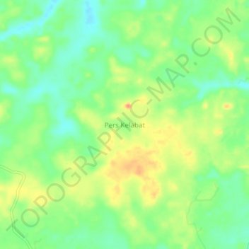 Pers Kelabat topographic map, elevation, terrain