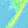 Cedar Island topographic map, elevation, terrain