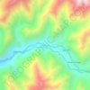 Sisicaya topographic map, elevation, terrain