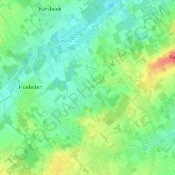 Dries topographic map, elevation, terrain