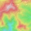 Alpe di Cavarzano topographic map, elevation, terrain