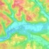 Cannelton topographic map, elevation, terrain