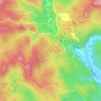 沖縄県 topographic map, elevation, terrain