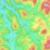 Dorlar topographic map, elevation, terrain