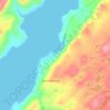 Monkstown topographic map, elevation, terrain