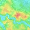 Hameau des Prunelliers topographic map, elevation, terrain