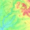 Feu topographic map, elevation, terrain