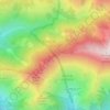 Baisse de Mallette ou de la Coullette topographic map, elevation, terrain