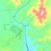El Ahorcado topographic map, elevation, terrain