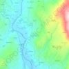 São Cosme e São Damião topographic map, elevation, terrain