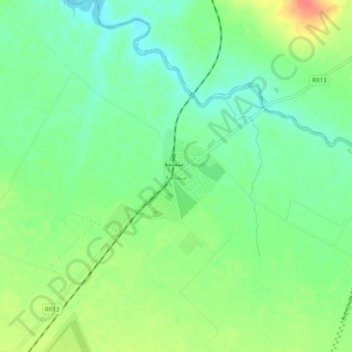 Sminja topographic map, elevation, terrain