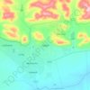 Kagiso topographic map, elevation, terrain