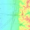 Wynne topographic map, elevation, terrain
