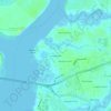 Scanlonville topographic map, elevation, terrain