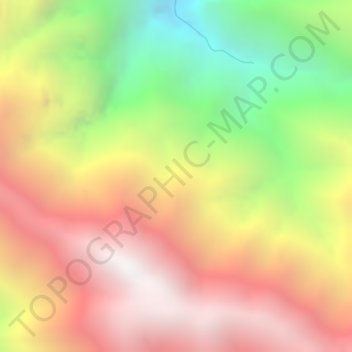 Biuk topographic map, elevation, terrain