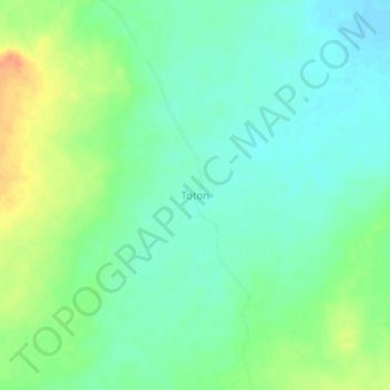Toton topographic map, elevation, terrain