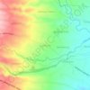Liposong topographic map, elevation, terrain