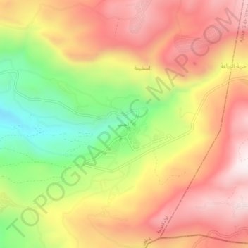 Rajeb topographic map, elevation, terrain