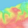 Lincombe topographic map, elevation, terrain