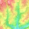 Le Caillou Blanc topographic map, elevation, terrain