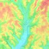 Pantan Monastero topographic map, elevation, terrain