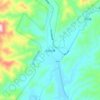 武功山镇 topographic map, elevation, terrain