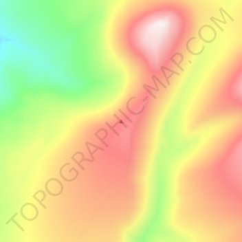 Mount Kinley topographic map, elevation, terrain