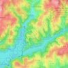 Unterberg topographic map, elevation, terrain