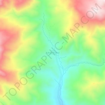 Yukarı Kopuz topographic map, elevation, terrain