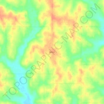 Bolton topographic map, elevation, terrain