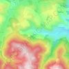 Neyrac topographic map, elevation, terrain