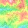 Campo-Dianteiro topographic map, elevation, terrain