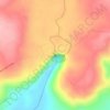 Quedas de Calandula topographic map, elevation, terrain