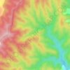 Las Atalayas topographic map, elevation, terrain