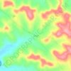 Cambuí topographic map, elevation, terrain