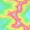 Sgùrr na Banachdich topographic map, elevation, terrain