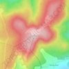 Mont Mouchet topographic map, elevation, terrain