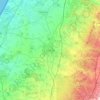 Kiryat Gat topographic map, elevation, terrain