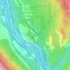 Boothroyd's topographic map, elevation, terrain