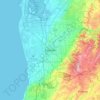 Adélaïde topographic map, elevation, terrain