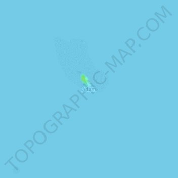 Adam topographic map, elevation, terrain