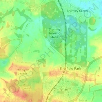 Cufaude topographic map, elevation, terrain