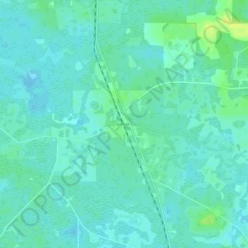 Sirmans topographic map, elevation, terrain