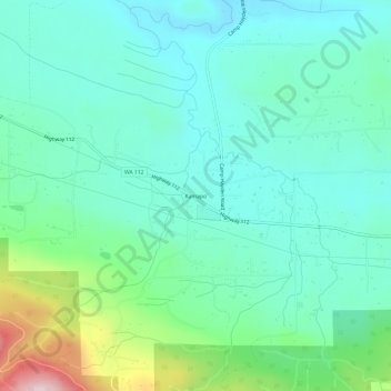 Ramapo topographic map, elevation, terrain