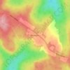 Wonowon topographic map, elevation, terrain