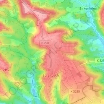 Vorderlintal topographic map, elevation, terrain