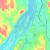 Siou topographic map, elevation, terrain
