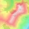 Kourouna topographic map, elevation, terrain